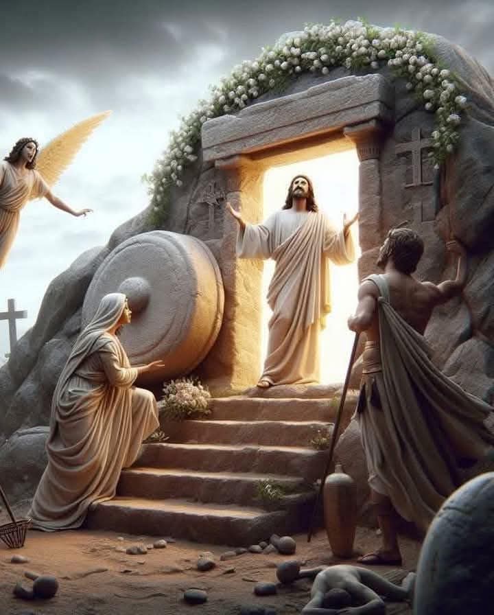 Jesus resurrection Blank Meme Template