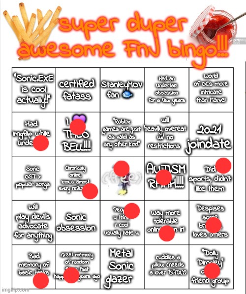 well my autism is light end | image tagged in autistic idiot bingo | made w/ Imgflip meme maker