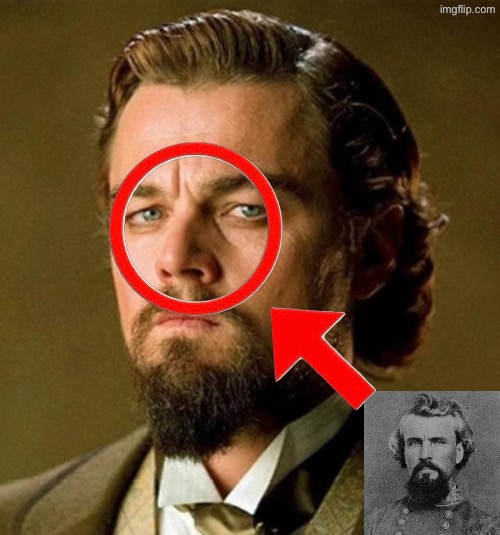 Calvin snd hopp | image tagged in leonardo dicaprio,dark humour,django unchained | made w/ Imgflip meme maker