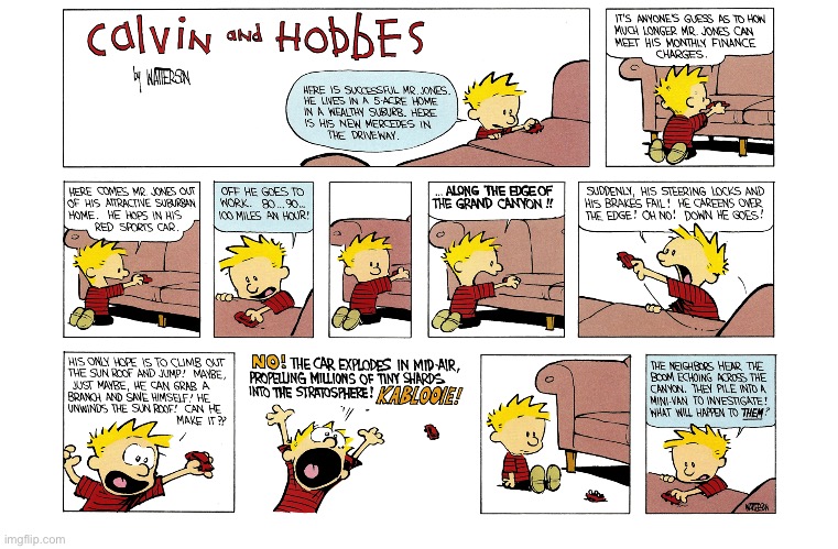 image tagged in calvin and hobbes,comics | made w/ Imgflip meme maker