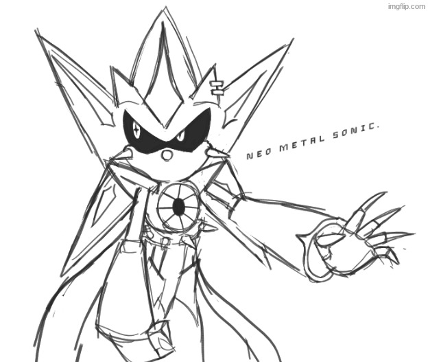 drew the best sonic character | made w/ Imgflip meme maker