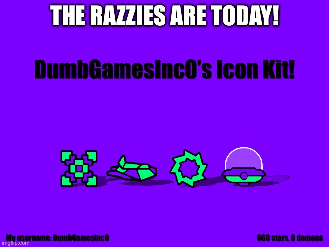 The razzies are today! | THE RAZZIES ARE TODAY! | image tagged in my icon kit as of march 14 2026 | made w/ Imgflip meme maker