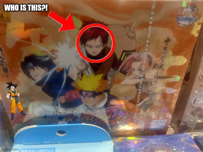 WHO IS THIS?! | image tagged in memes,naruto,goku | made w/ Imgflip meme maker