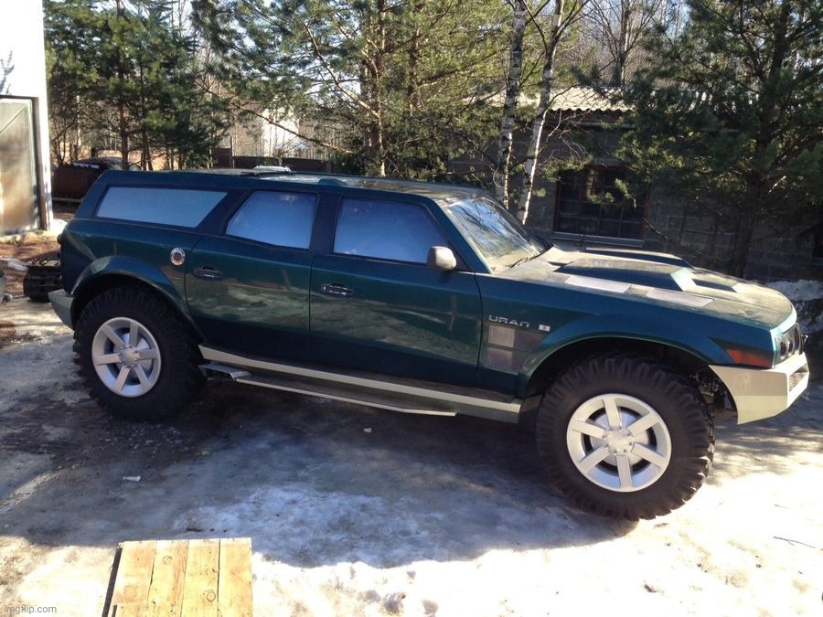 Uran Offroad: Engine From Tank BMP | image tagged in uran offroad car,russia | made w/ Imgflip meme maker