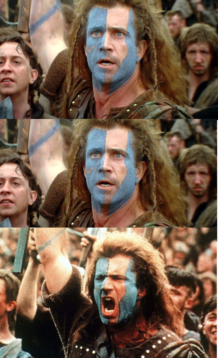 braveheart hold Blank Meme Template