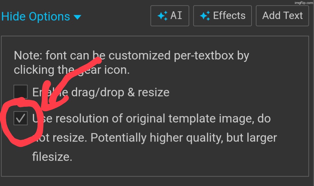 always use ts | image tagged in use resolution of original template image do not resize | made w/ Imgflip meme maker