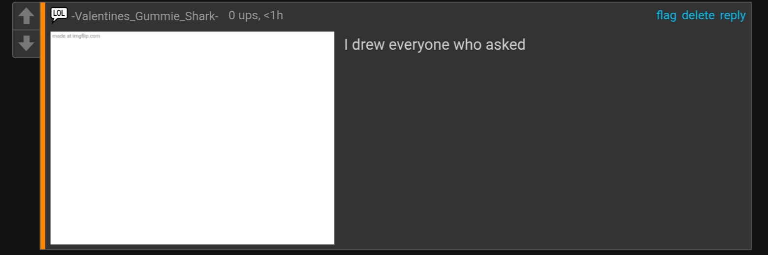 A picture of everyone who asked Blank Meme Template