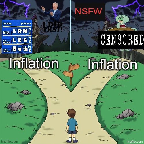 Two castles (both dark) | Inflation Inflation | image tagged in two castles both dark | made w/ Imgflip meme maker