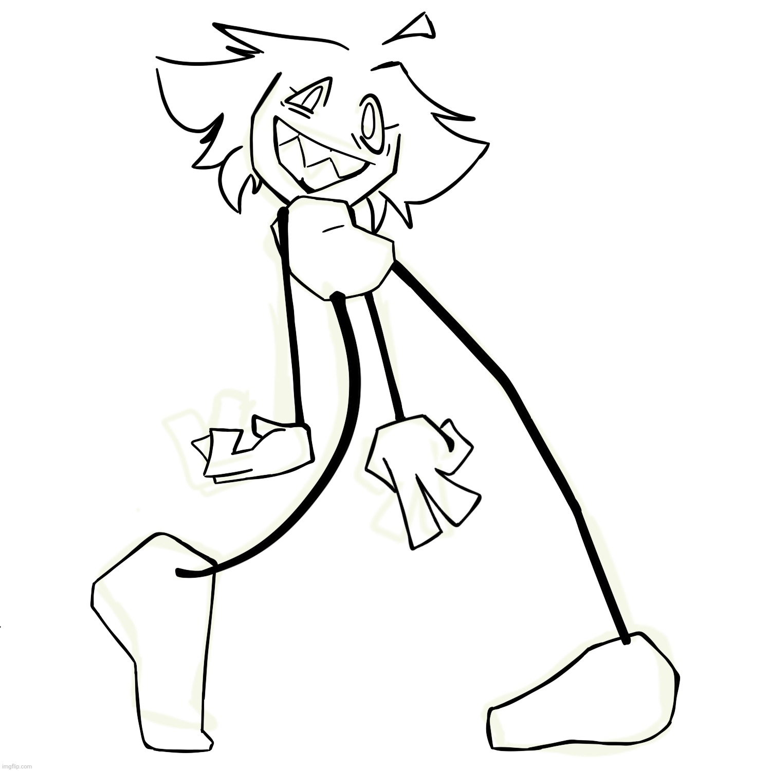 Cool ass lineart i did | made w/ Imgflip meme maker