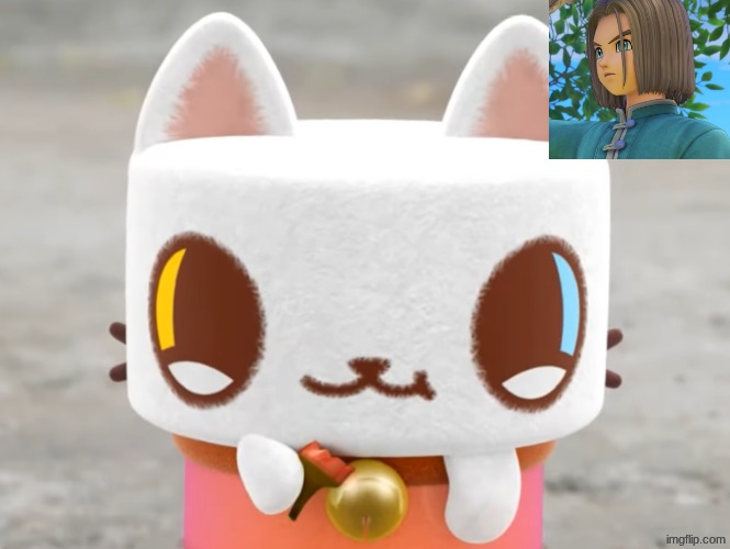 I got the demo for a Dragon Quest game. It's peak. | made w/ Imgflip meme maker