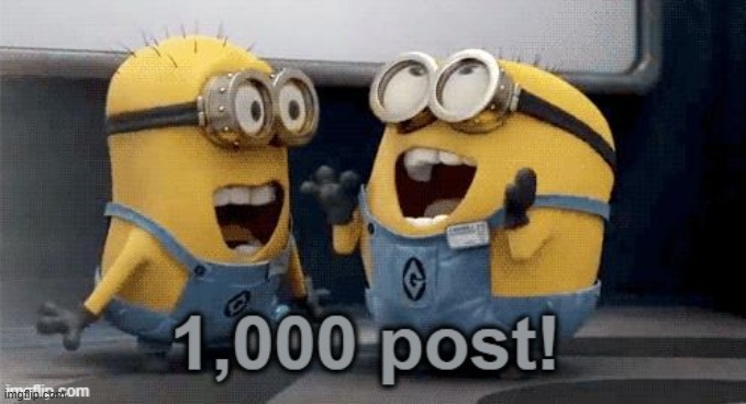 1,000 post! | image tagged in 1 000 post | made w/ Imgflip meme maker