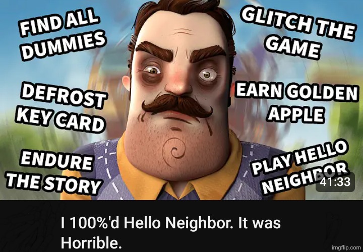 Nello Heighbor | made w/ Imgflip meme maker