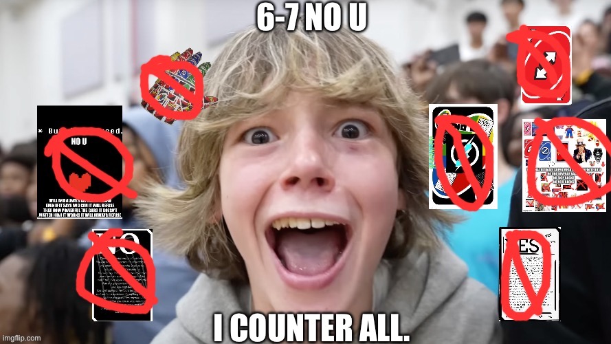 6-7 No U | image tagged in 6-7 no u | made w/ Imgflip meme maker
