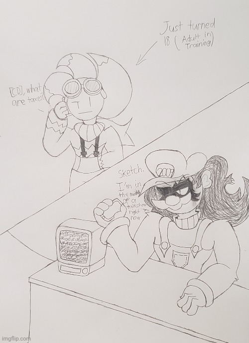 Birthday gift for Sketchy_113 | image tagged in birthday,drawing | made w/ Imgflip meme maker