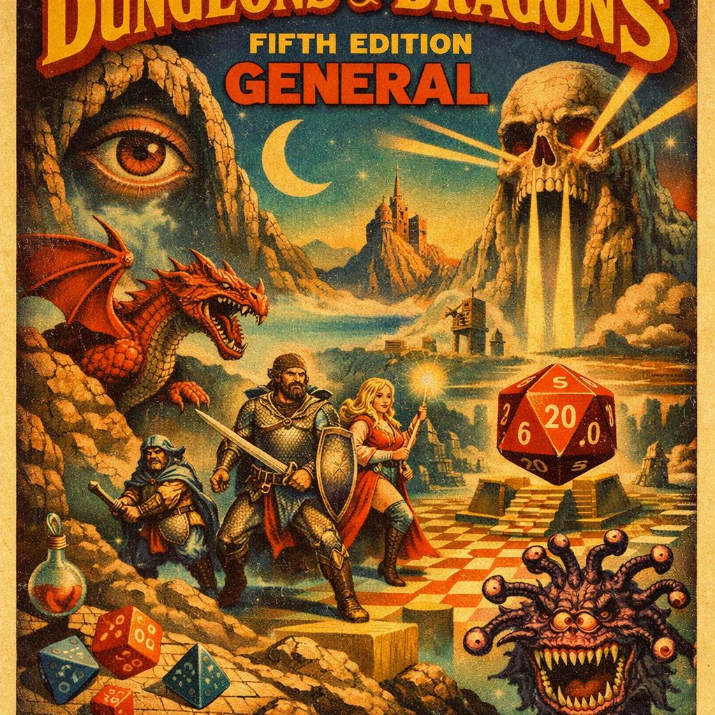 Dungeons & Dragons Fifth Edition General Blank Meme Template