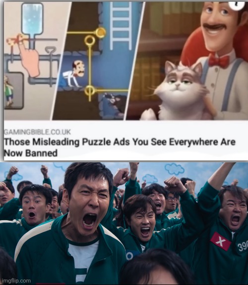 YEEEES | image tagged in squid game cheer | made w/ Imgflip meme maker