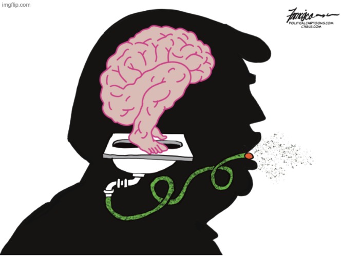 Trump verbal diarrhea | image tagged in trump verbal diarrhea,idiocracy,lies | made w/ Imgflip meme maker