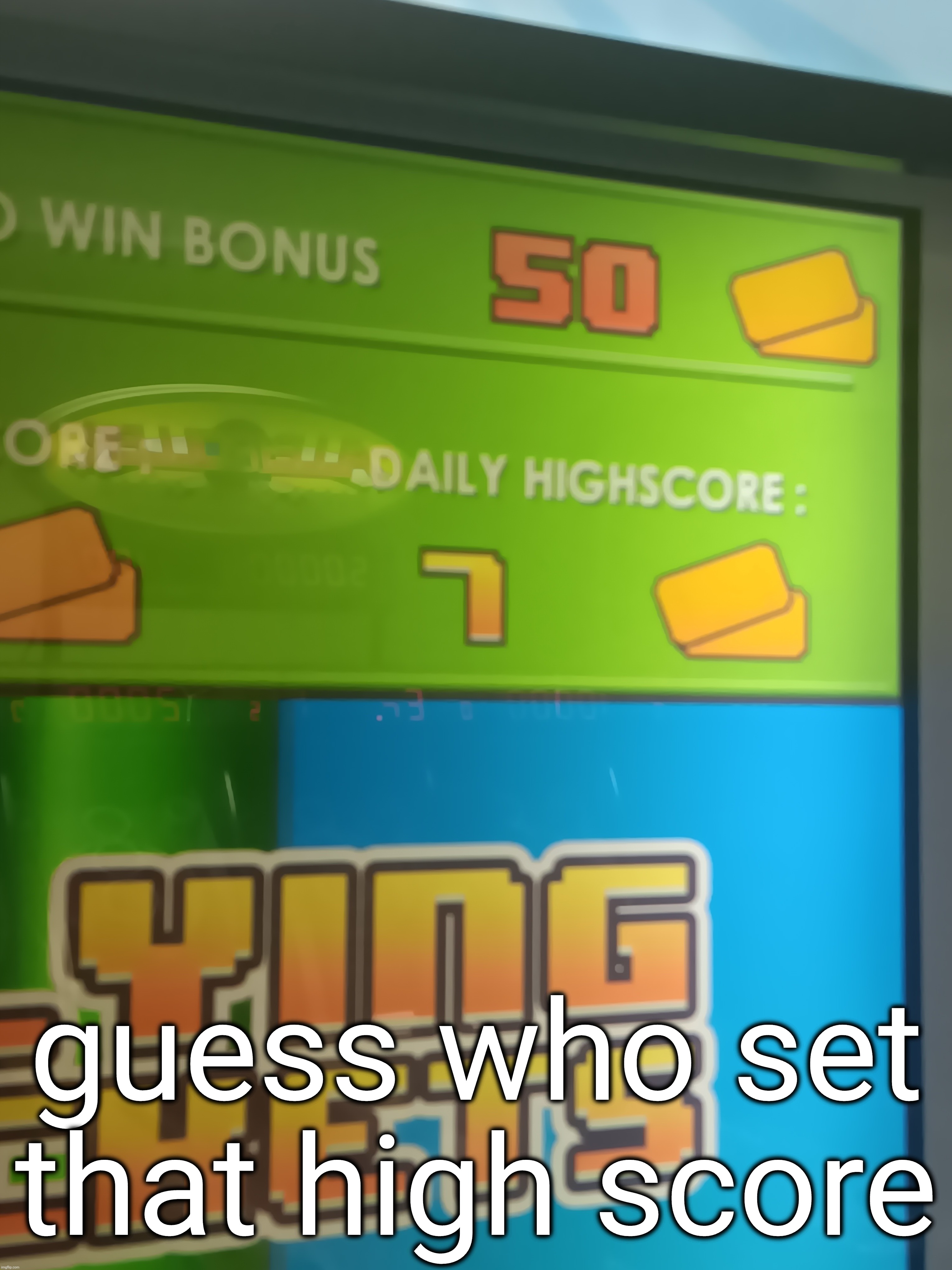 I am the flappy bird master | guess who set that high score | made w/ Imgflip meme maker