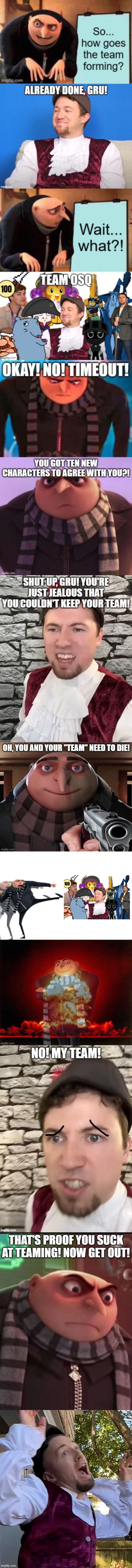 Gru solos "Team OSQ" | made w/ Imgflip meme maker