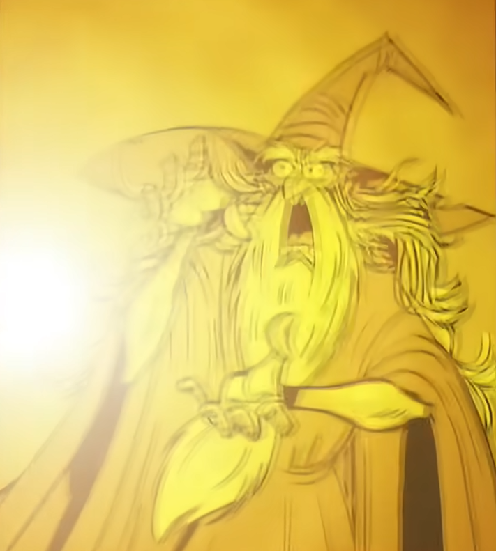 Punkey Doodles Wizard Fireball Blank Meme Template