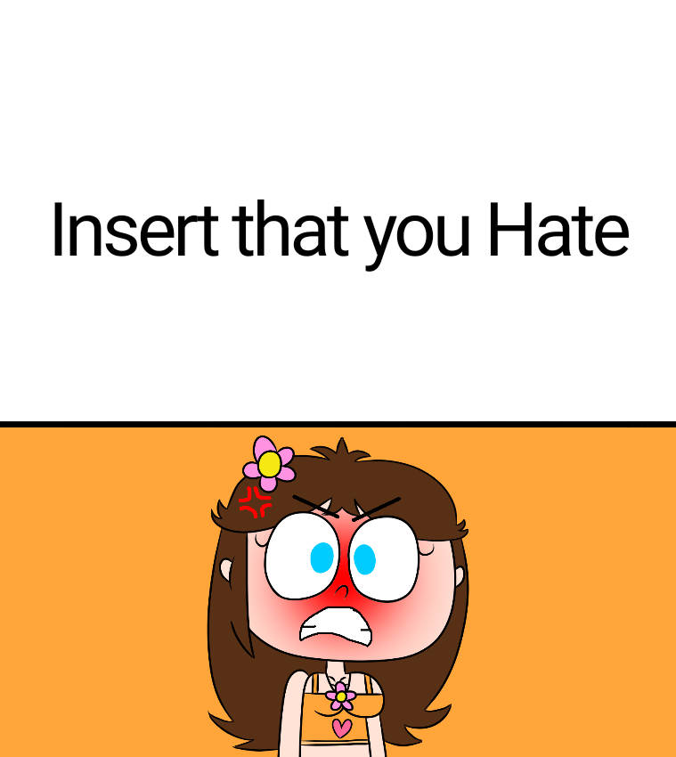 Use this when you see ChiareyChan hate art Blank Meme Template