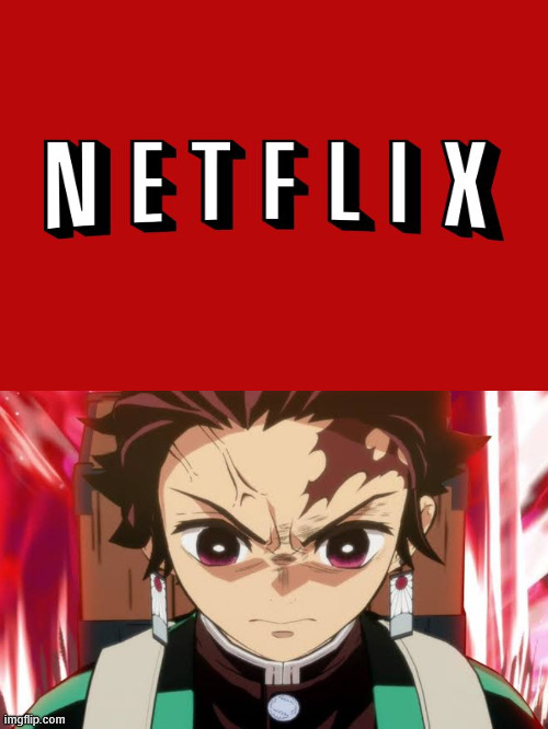 tanjiro hates netflix | image tagged in tanjiro hates what,netflix,worst,kpop,kpop demon hunters,i hate you | made w/ Imgflip meme maker