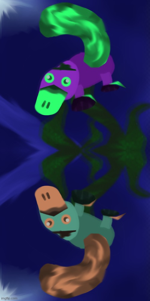 A UB Platypus? *Sees shiny* PERRY THE UB PLATYPUS!!! | made w/ Imgflip meme maker