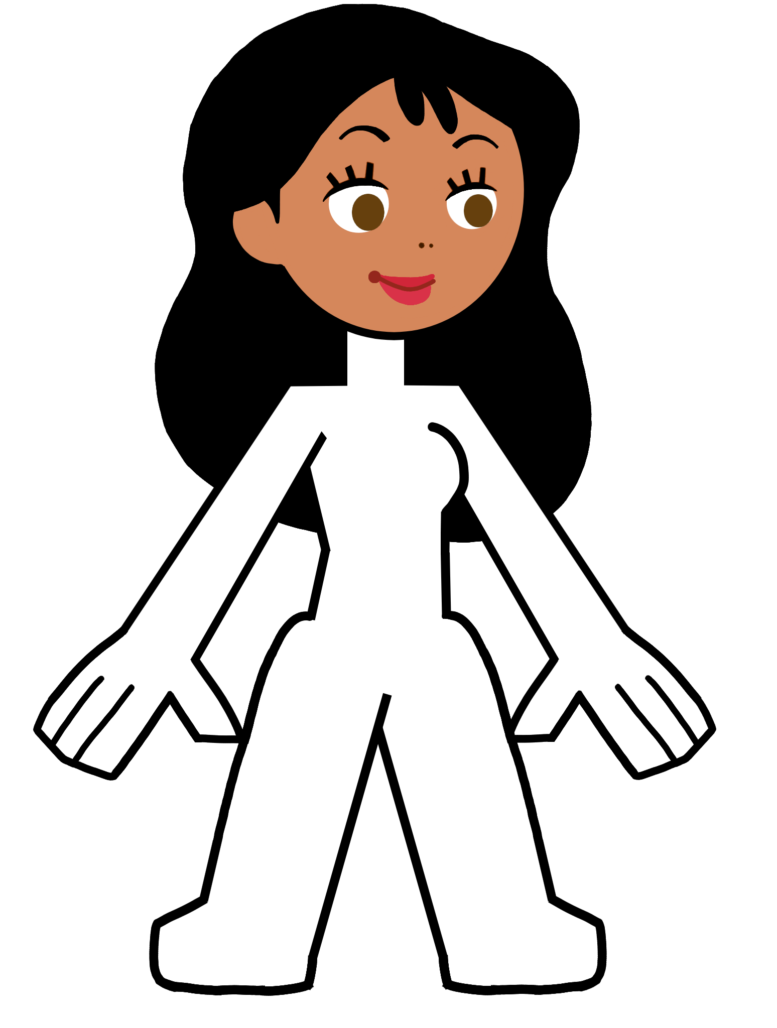 Nani Pelekai Base (Cartoon Styles) Blank Meme Template