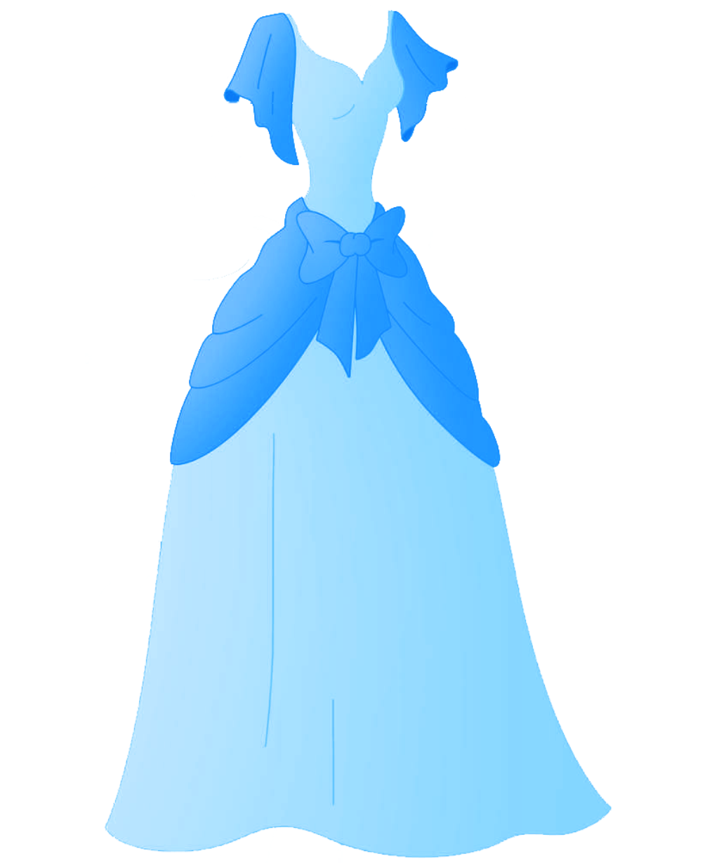 Blue Princess Gown Blank Meme Template