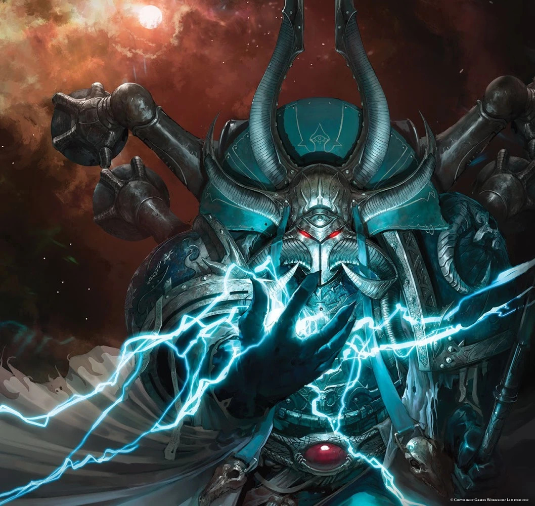 Ahriman - Chaos Sorcerer Blank Meme Template