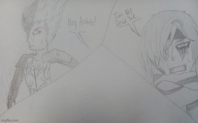 For whoever doesn't have the discord or whoever didn't see it, Teaser for Dark X vs Azalyoth comic | made w/ Imgflip meme maker