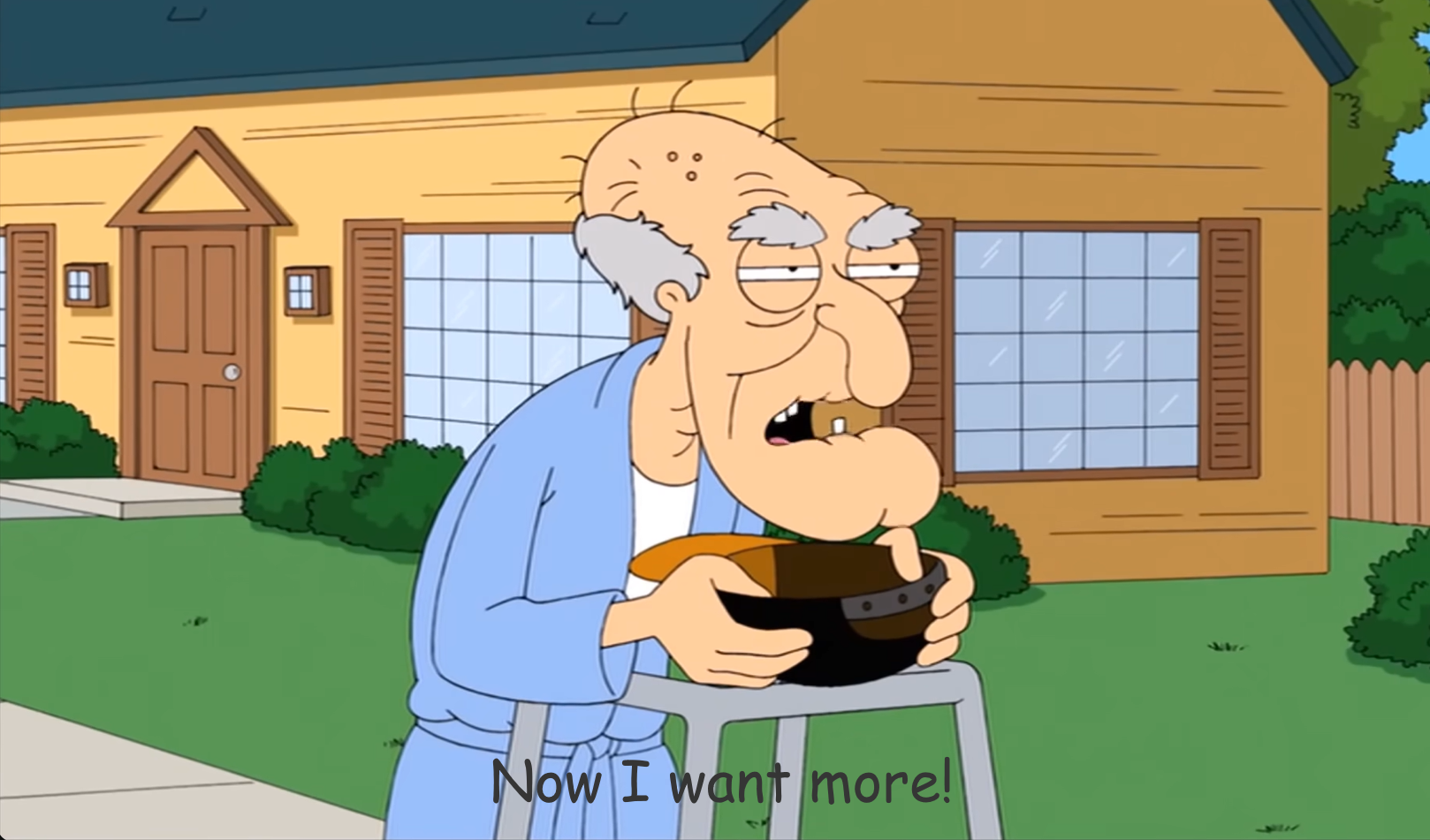 Now I want more (with text) Blank Meme Template