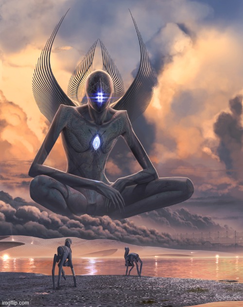 Giant God | image tagged in giant god | made w/ Imgflip meme maker