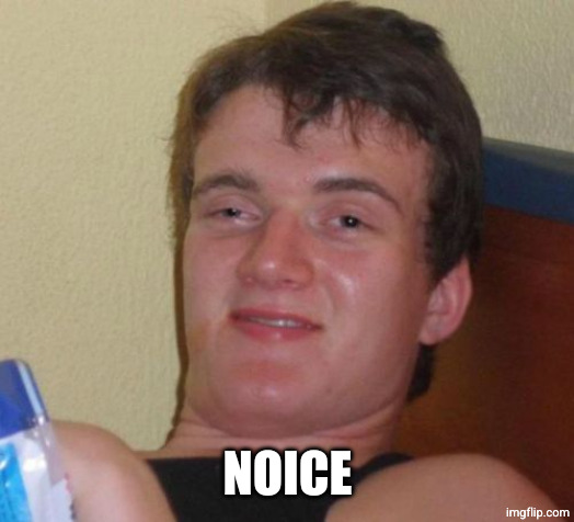 10 Guy Meme | NOICE | image tagged in memes,10 guy | made w/ Imgflip meme maker