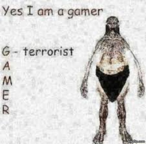 Yes, I am a gamer | image tagged in yes i am a gamer | made w/ Imgflip meme maker