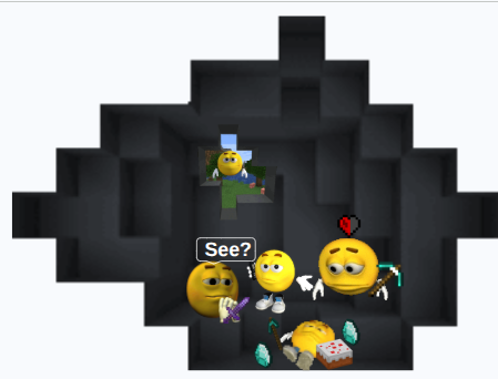 Minecraft action Blank Meme Template