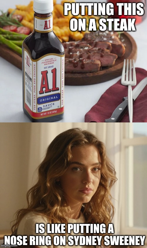 Don't do it | image tagged in sydney sweeney | made w/ Imgflip meme maker