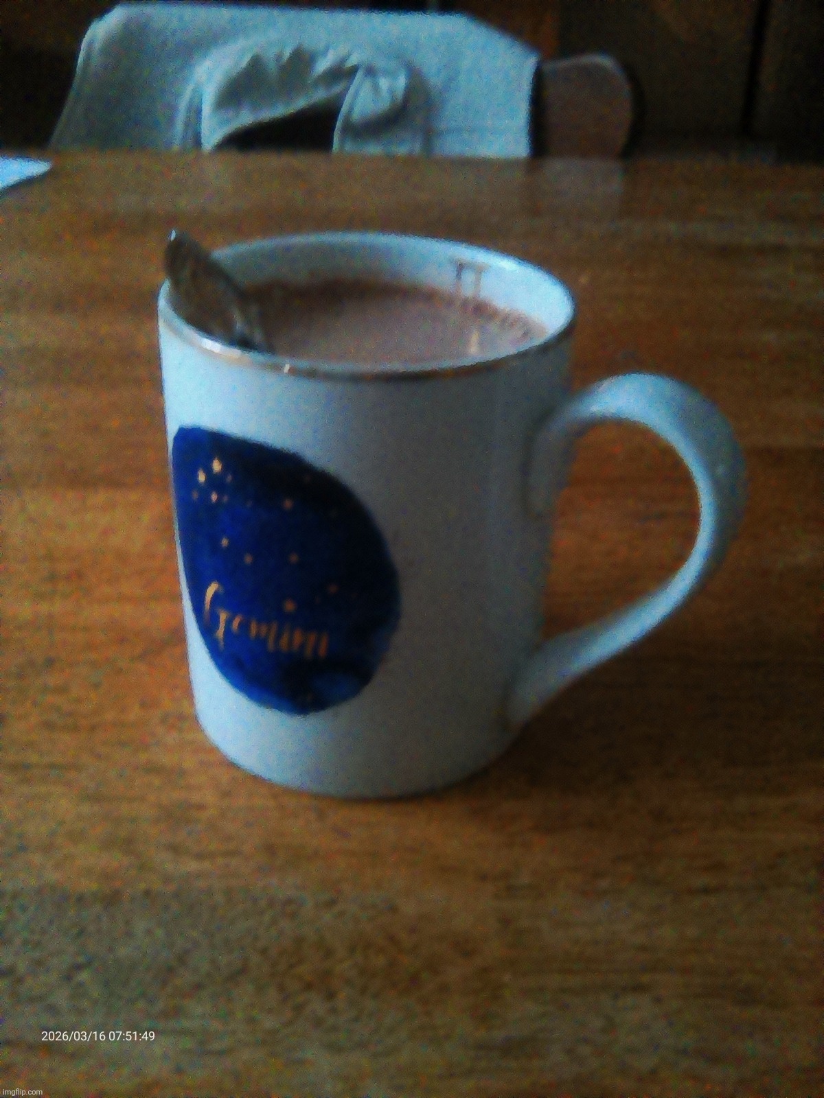 Made myself a hot chocolate. Hopefully it slpoothes my throat a little bit (no I am not a Gemini I'm a Scorpio) | made w/ Imgflip meme maker