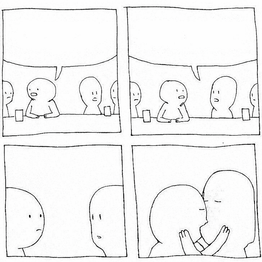 Bar Kiss Meme Blank Meme Template