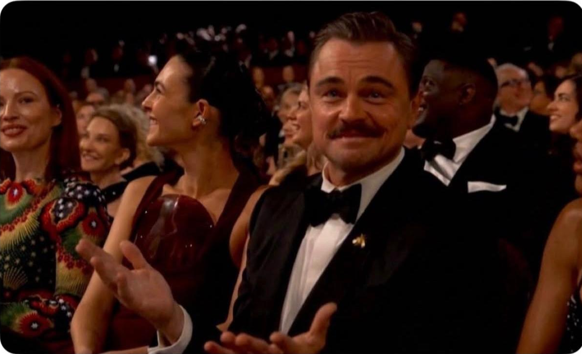 Leonardo Di Caprio Oscars Blank Meme Template