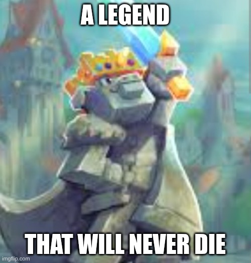 Technoblade never dies | A LEGEND THAT WILL NEVER DIE | image tagged in technoblade never dies | made w/ Imgflip meme maker