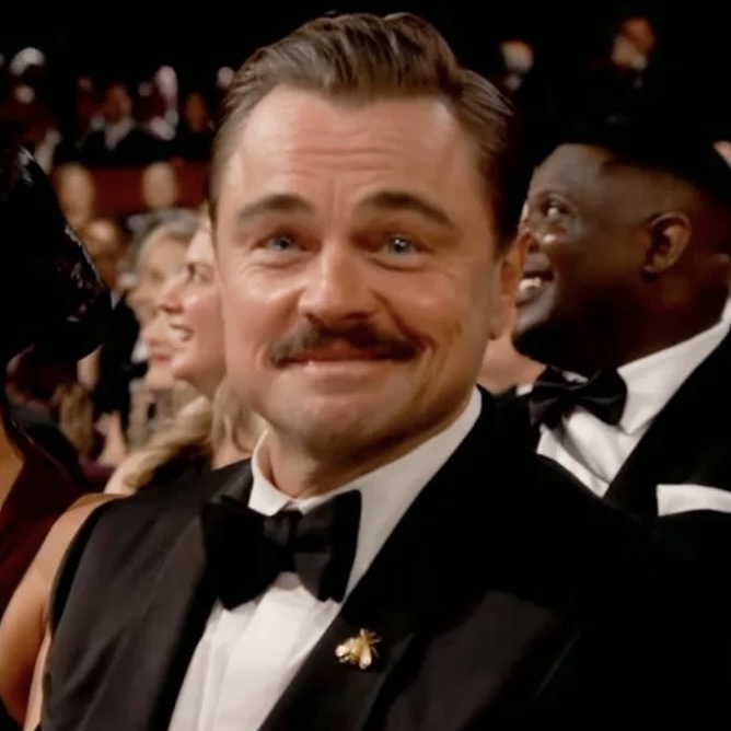 Leonardo DiCaprio Oscars Blank Meme Template