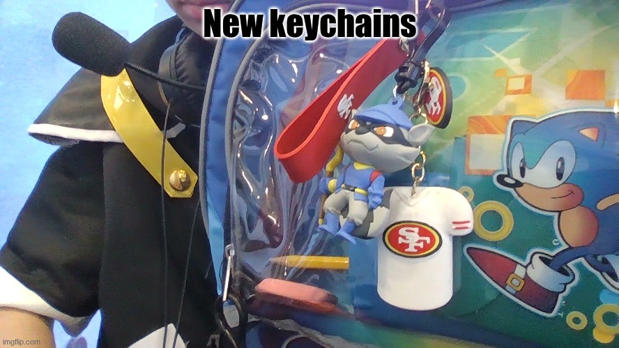 New keychains | image tagged in sly cooper,49ers,san francisco 49ers | made w/ Imgflip meme maker