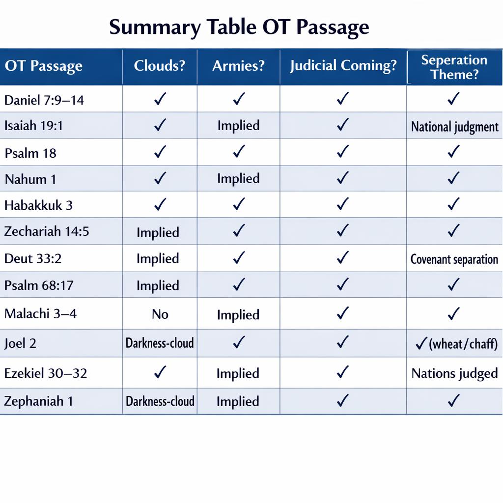 5. Summary Table OT Passage	Clouds?	Armies?	Judicial Coming?	Sep Blank Meme Template