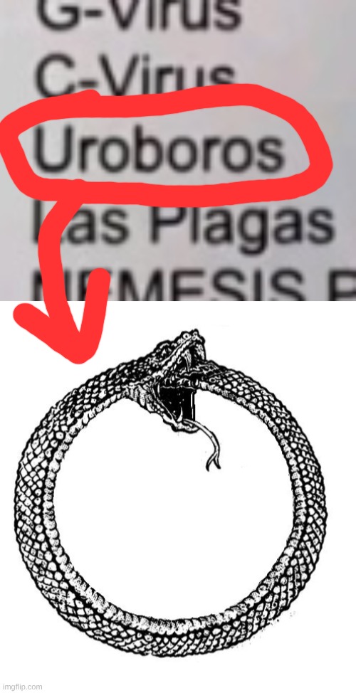 image tagged in ouroboros | made w/ Imgflip meme maker