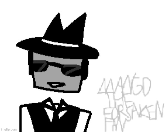 Chance fanart cuz I haven't posted in this stream in months <3 | image tagged in art,fanart,forsaken,roblox | made w/ Imgflip meme maker