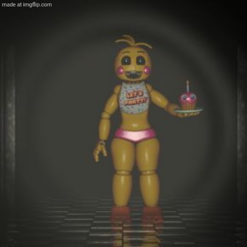 toy chica | image tagged in toy chica | made w/ Imgflip meme maker