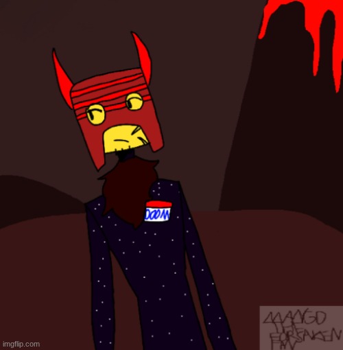 MrDoomBringer fanart <3 | image tagged in fanart,art,roblox | made w/ Imgflip meme maker