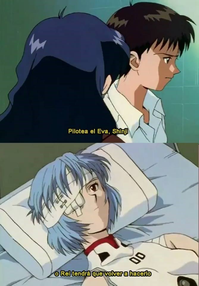 pilotea el eva Shinj o Rei tendrá que hacerlo Blank Meme Template