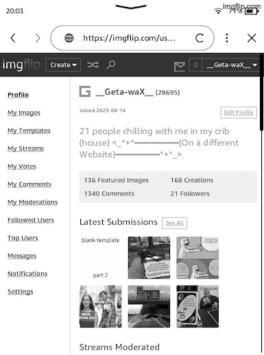 kindle screenshot from 2023 | made w/ Imgflip meme maker